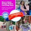 image:imageClick amp Carry Grocery Bag Carrier Handle  Carry More in Fewer Trips 100lb Capacity HandsFree GelPadded Design Shopping amp Grocery Bag Holder  As Seen On Shark Tank 2 Pack 1 Red amp 1 Fuchsia