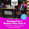 image:imageClick amp Carry Grocery Bag Carrier Handle  Carry More in Fewer Trips 100lb Capacity HandsFree GelPadded Design Shopping amp Grocery Bag Holder  As Seen On Shark Tank 2 Pack 1 Red amp 1 Fuchsia